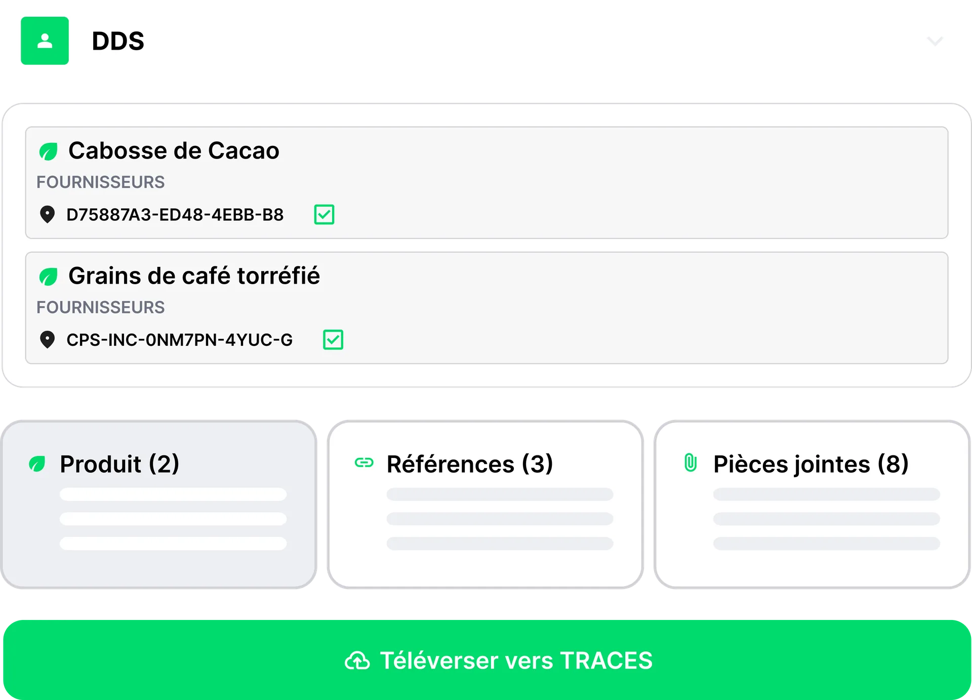 Expedientes EUDR y declaraciones de diligencia debida (DDS) listos para EU TRACES NT